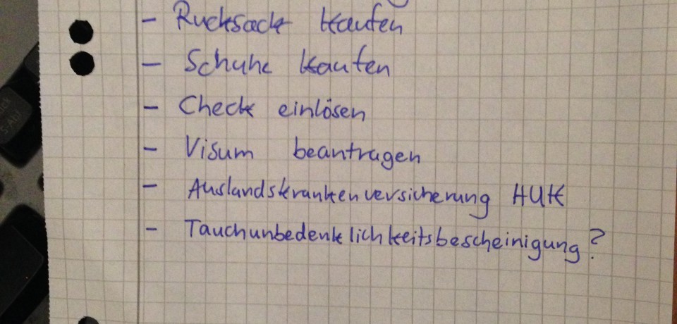 Meine Reisecheckliste für Thailand